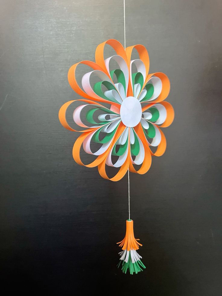 Tricolor paper decoration ideas _ diy indian…